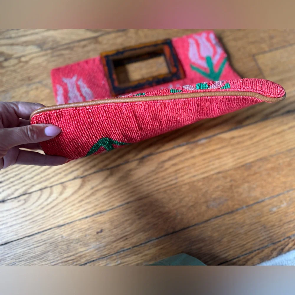 Anthropologie The Annabel Beaded Clutch